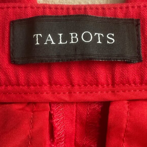 TALBOTS‎ Chatham Ankle Pants Red Size 2P - Picture 8 of 10